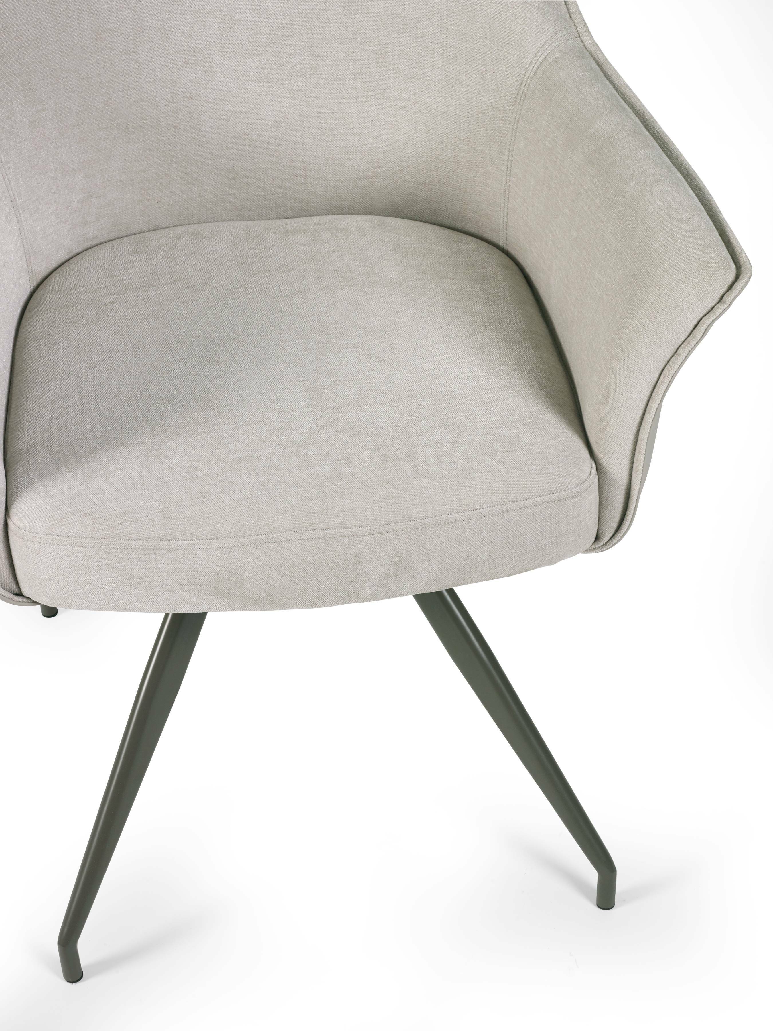 Beauly Ivory Chenille Dining Chair